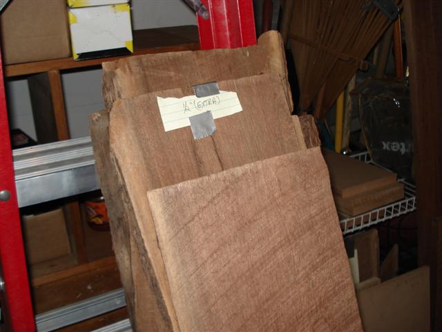 Rough Cut Walnut Lumber